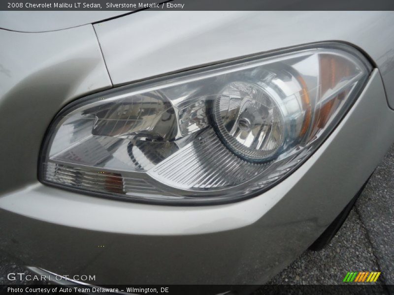 Silverstone Metallic / Ebony 2008 Chevrolet Malibu LT Sedan
