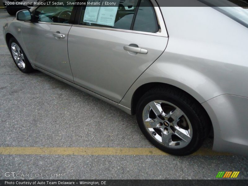 Silverstone Metallic / Ebony 2008 Chevrolet Malibu LT Sedan