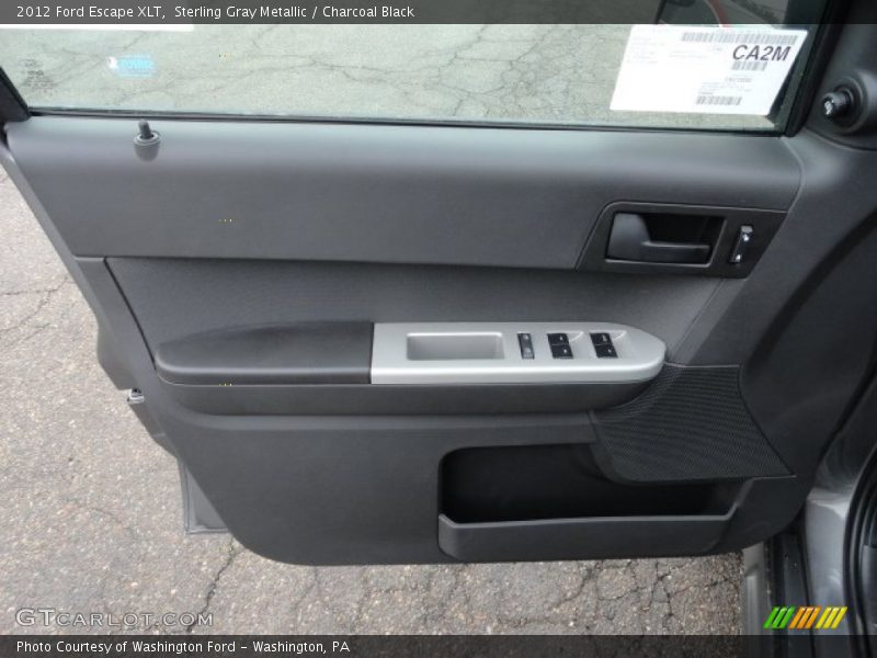 Sterling Gray Metallic / Charcoal Black 2012 Ford Escape XLT