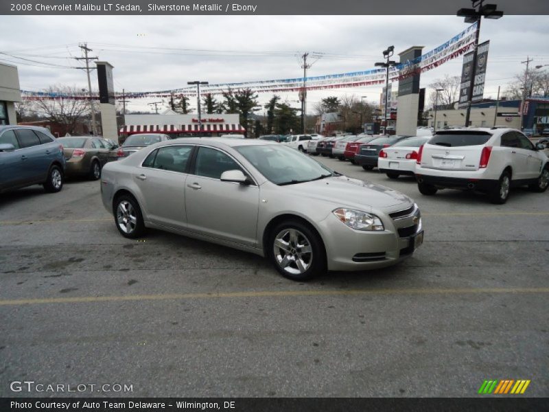 Silverstone Metallic / Ebony 2008 Chevrolet Malibu LT Sedan