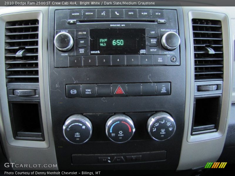 Bright White / Dark Slate/Medium Graystone 2010 Dodge Ram 2500 ST Crew Cab 4x4