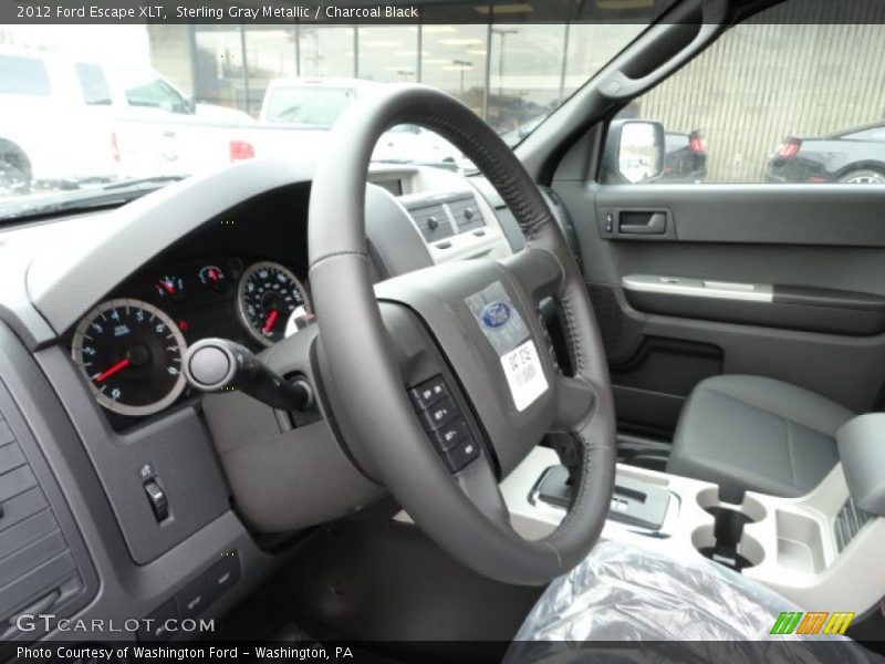 Sterling Gray Metallic / Charcoal Black 2012 Ford Escape XLT