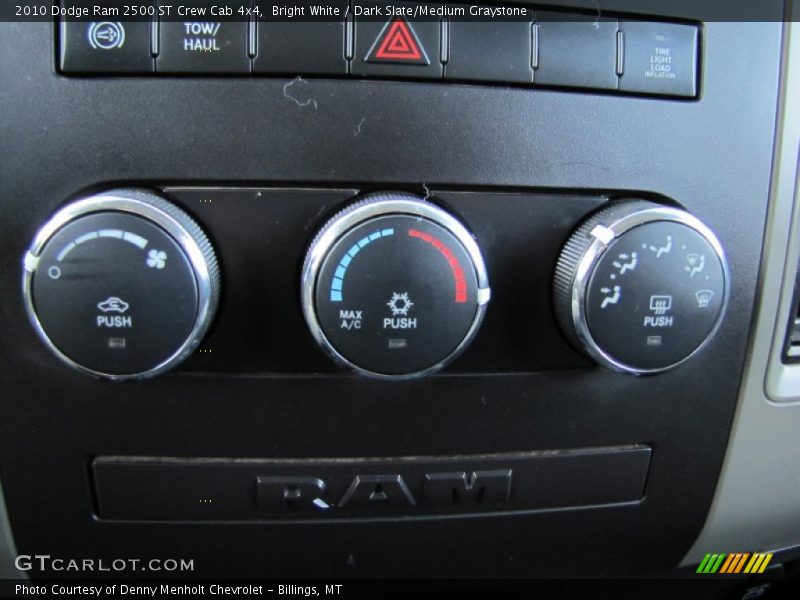 Bright White / Dark Slate/Medium Graystone 2010 Dodge Ram 2500 ST Crew Cab 4x4