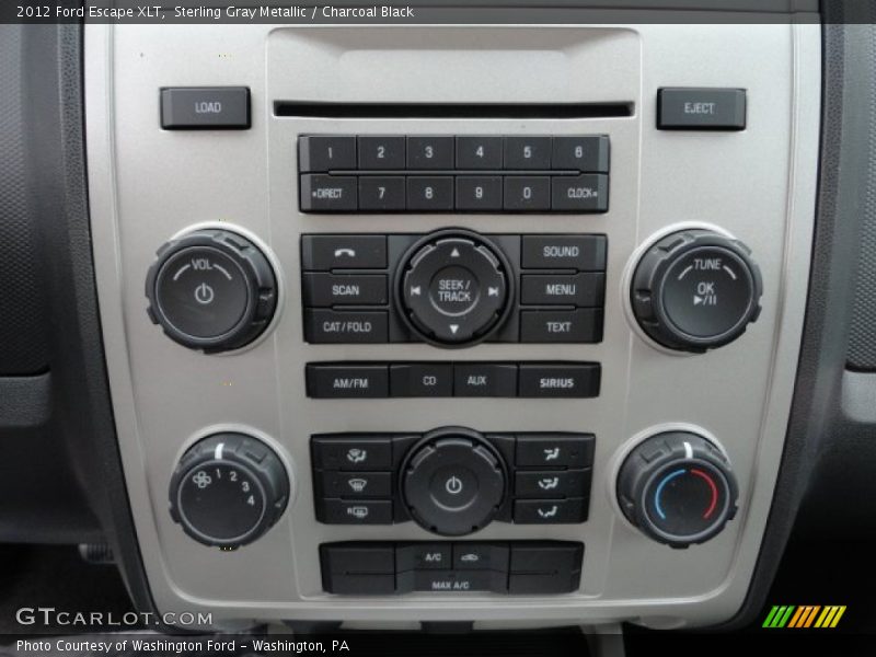Sterling Gray Metallic / Charcoal Black 2012 Ford Escape XLT