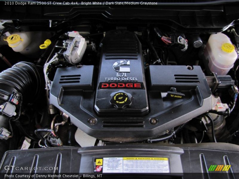Bright White / Dark Slate/Medium Graystone 2010 Dodge Ram 2500 ST Crew Cab 4x4