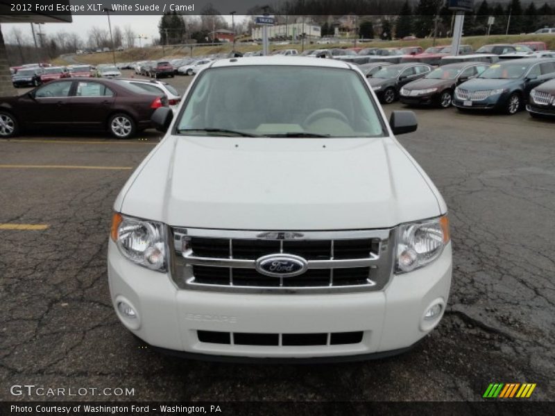 White Suede / Camel 2012 Ford Escape XLT