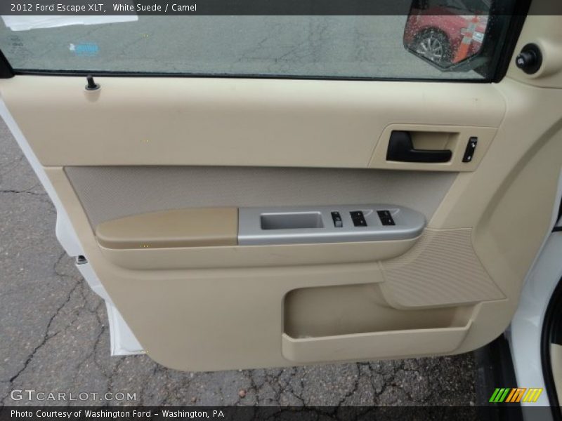White Suede / Camel 2012 Ford Escape XLT