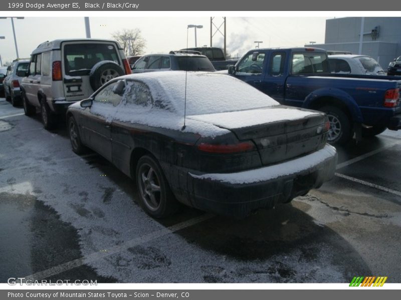 Black / Black/Gray 1999 Dodge Avenger ES
