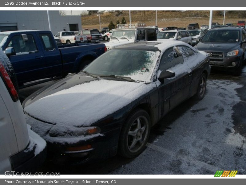 Black / Black/Gray 1999 Dodge Avenger ES