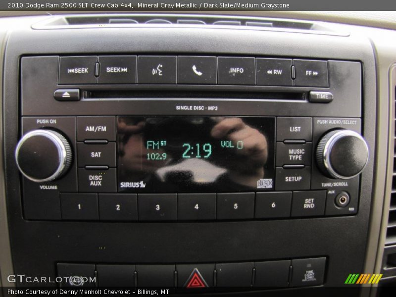 Mineral Gray Metallic / Dark Slate/Medium Graystone 2010 Dodge Ram 2500 SLT Crew Cab 4x4