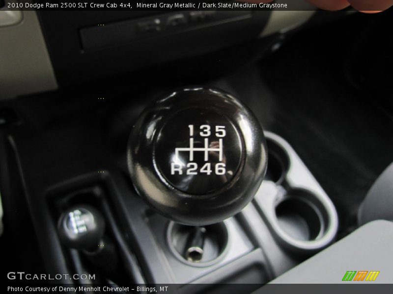 Mineral Gray Metallic / Dark Slate/Medium Graystone 2010 Dodge Ram 2500 SLT Crew Cab 4x4