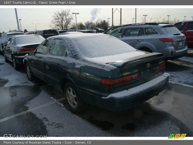 Classic Green Pearl / Gray 1997 Toyota Camry LE