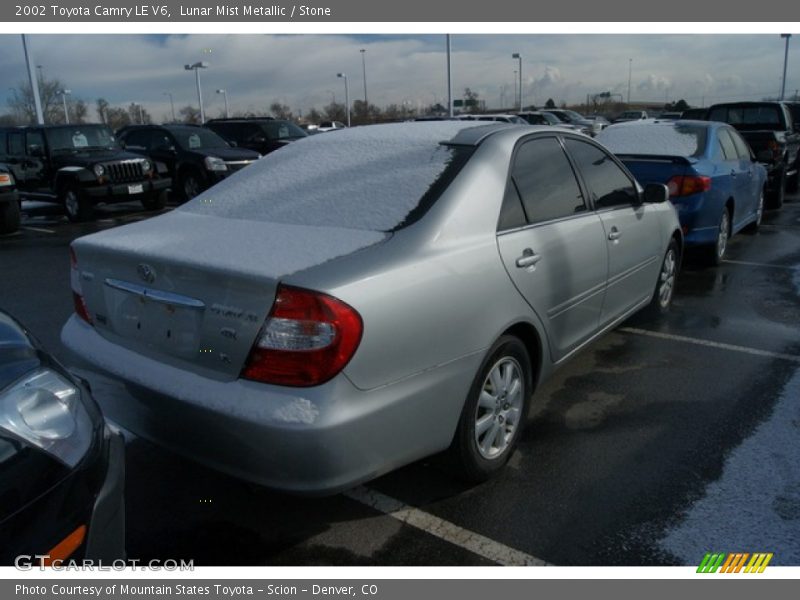Lunar Mist Metallic / Stone 2002 Toyota Camry LE V6