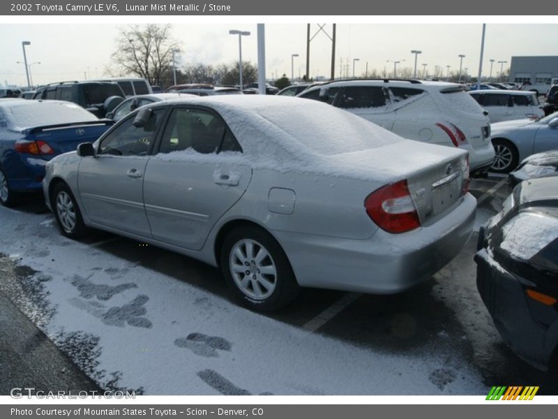 Lunar Mist Metallic / Stone 2002 Toyota Camry LE V6