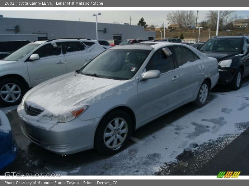 Lunar Mist Metallic / Stone 2002 Toyota Camry LE V6