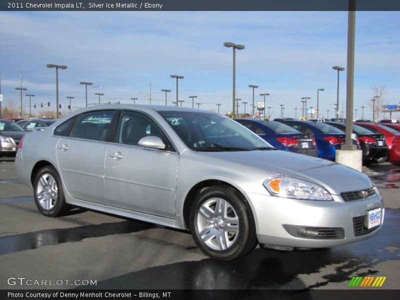 Silver Ice Metallic / Ebony 2011 Chevrolet Impala LT