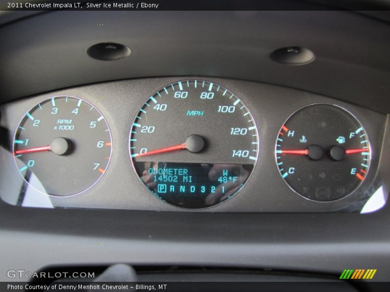 Silver Ice Metallic / Ebony 2011 Chevrolet Impala LT