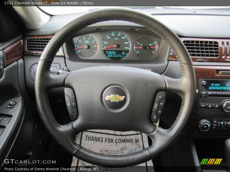 Silver Ice Metallic / Ebony 2011 Chevrolet Impala LT