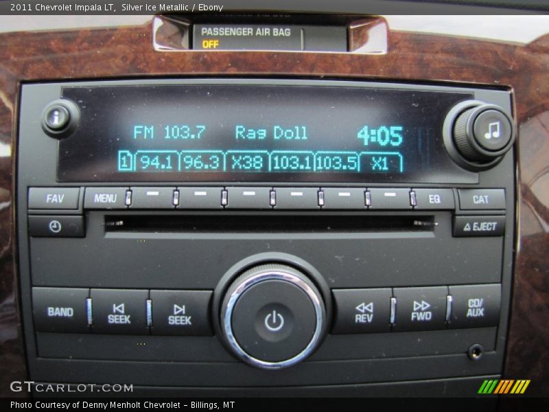 Silver Ice Metallic / Ebony 2011 Chevrolet Impala LT