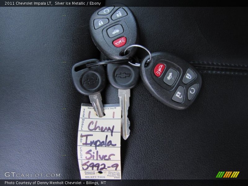 Silver Ice Metallic / Ebony 2011 Chevrolet Impala LT