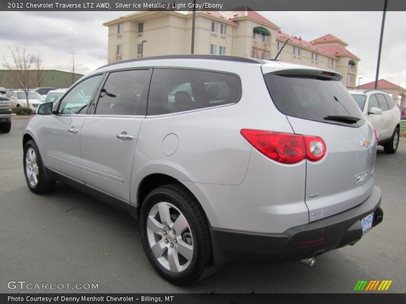 Silver Ice Metallic / Light Gray/Ebony 2012 Chevrolet Traverse LTZ AWD