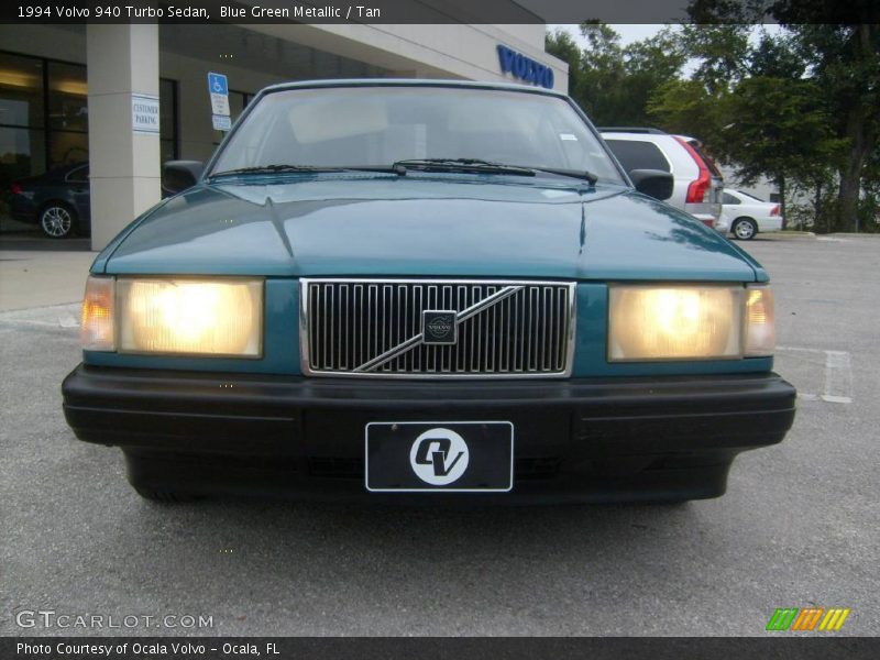 Blue Green Metallic / Tan 1994 Volvo 940 Turbo Sedan