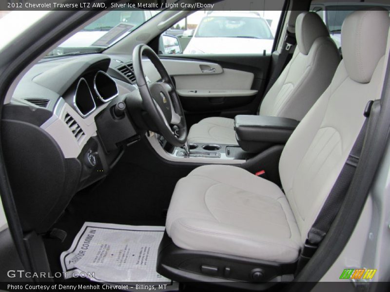  2012 Traverse LTZ AWD Light Gray/Ebony Interior