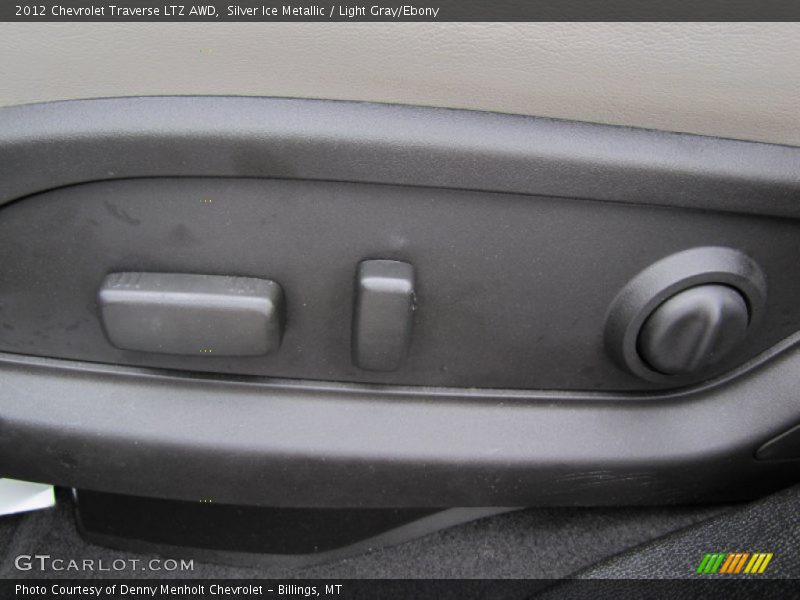 Silver Ice Metallic / Light Gray/Ebony 2012 Chevrolet Traverse LTZ AWD