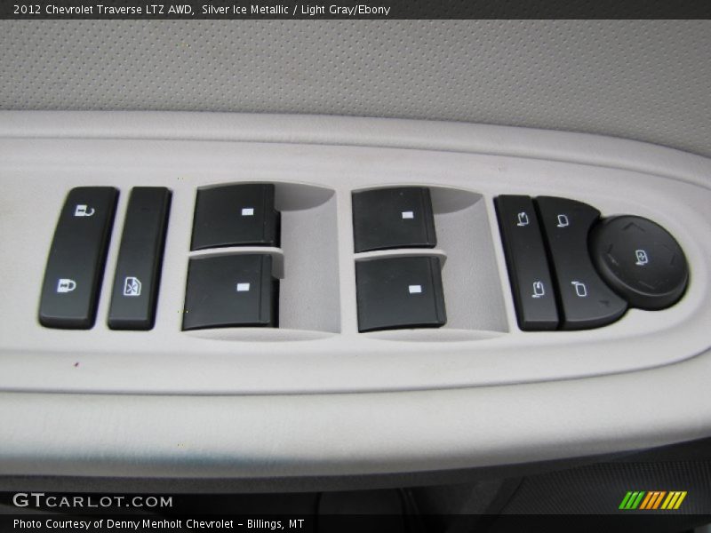 Silver Ice Metallic / Light Gray/Ebony 2012 Chevrolet Traverse LTZ AWD