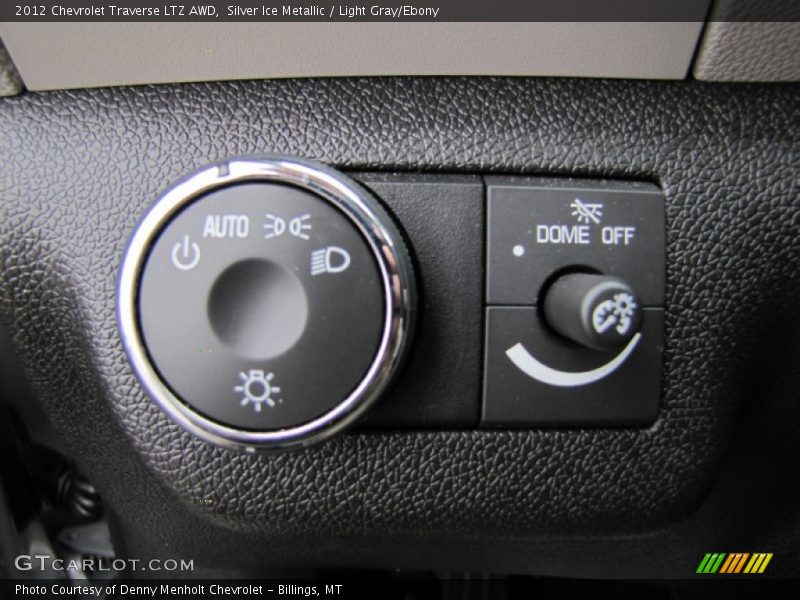 Silver Ice Metallic / Light Gray/Ebony 2012 Chevrolet Traverse LTZ AWD