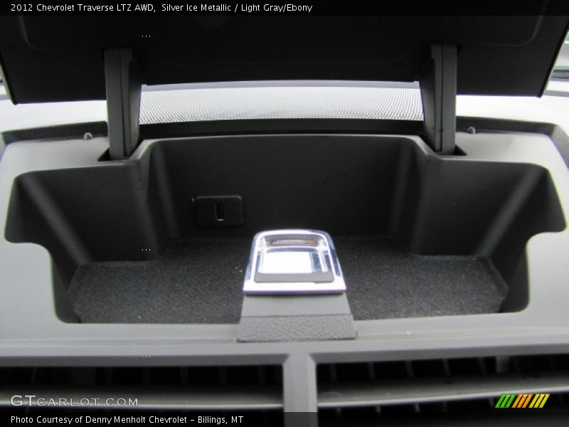Silver Ice Metallic / Light Gray/Ebony 2012 Chevrolet Traverse LTZ AWD