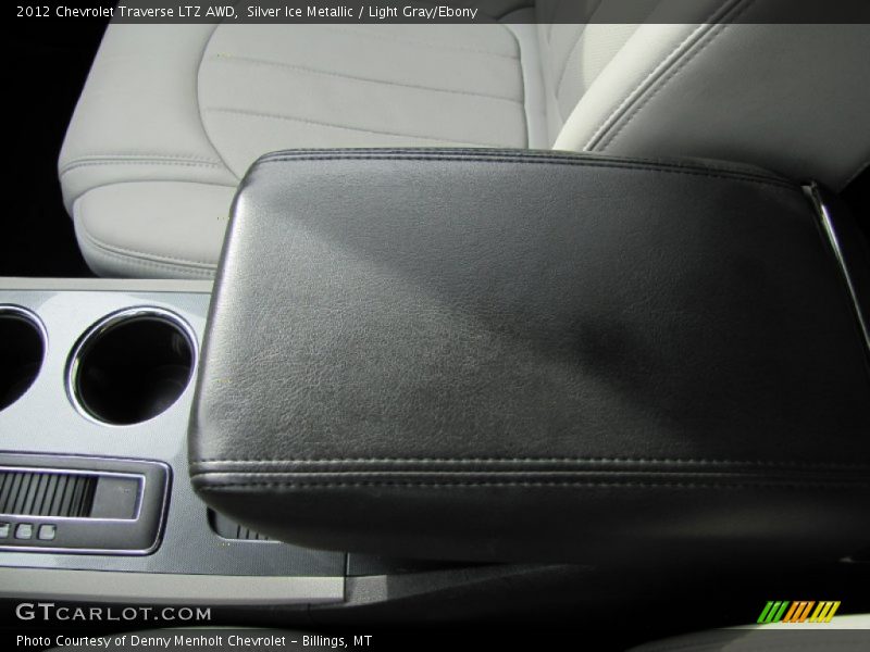 Silver Ice Metallic / Light Gray/Ebony 2012 Chevrolet Traverse LTZ AWD
