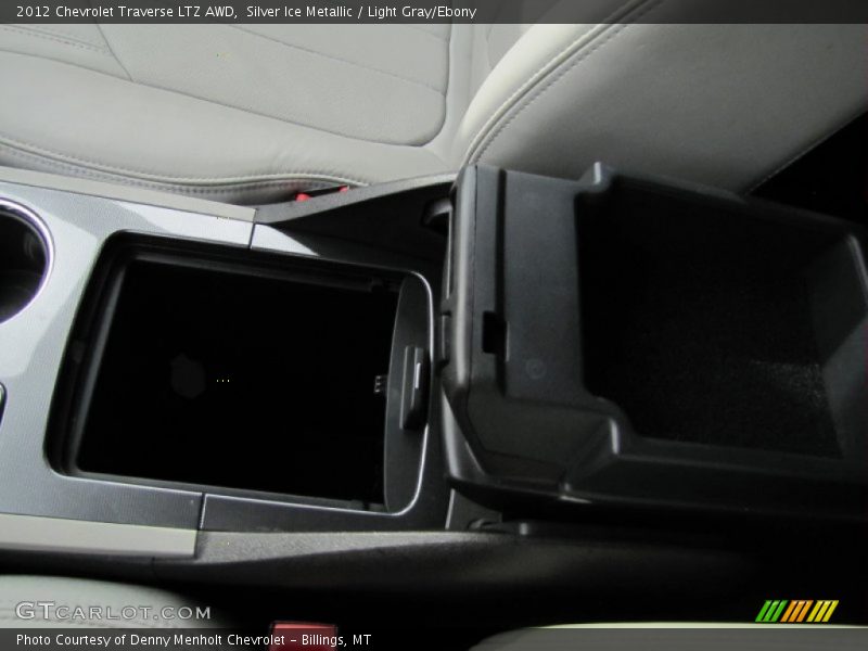 Silver Ice Metallic / Light Gray/Ebony 2012 Chevrolet Traverse LTZ AWD