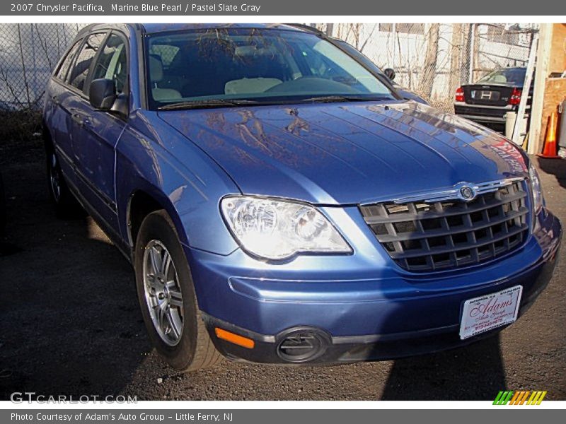 Marine Blue Pearl / Pastel Slate Gray 2007 Chrysler Pacifica