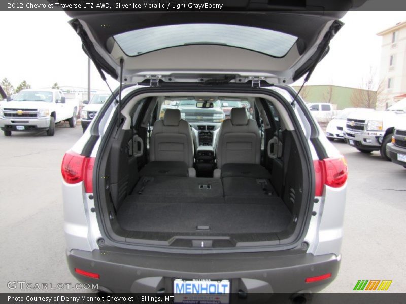 Silver Ice Metallic / Light Gray/Ebony 2012 Chevrolet Traverse LTZ AWD