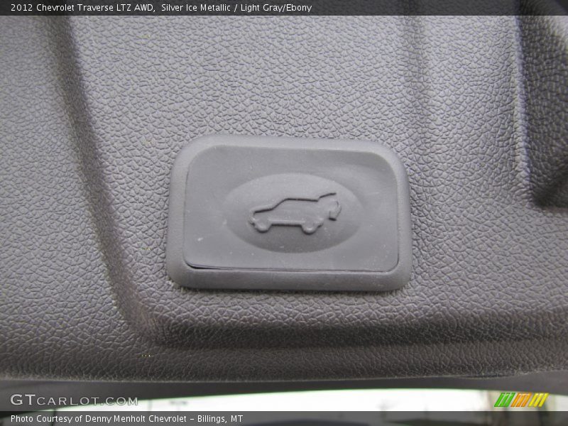 Silver Ice Metallic / Light Gray/Ebony 2012 Chevrolet Traverse LTZ AWD