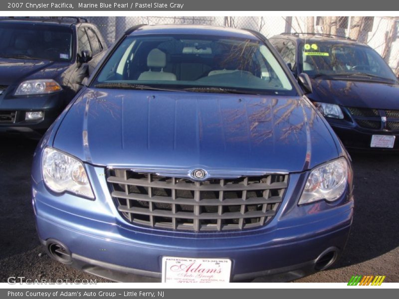 Marine Blue Pearl / Pastel Slate Gray 2007 Chrysler Pacifica