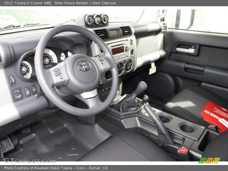  2012 FJ Cruiser 4WD Dark Charcoal Interior