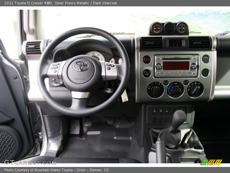 Silver Fresco Metallic / Dark Charcoal 2012 Toyota FJ Cruiser 4WD