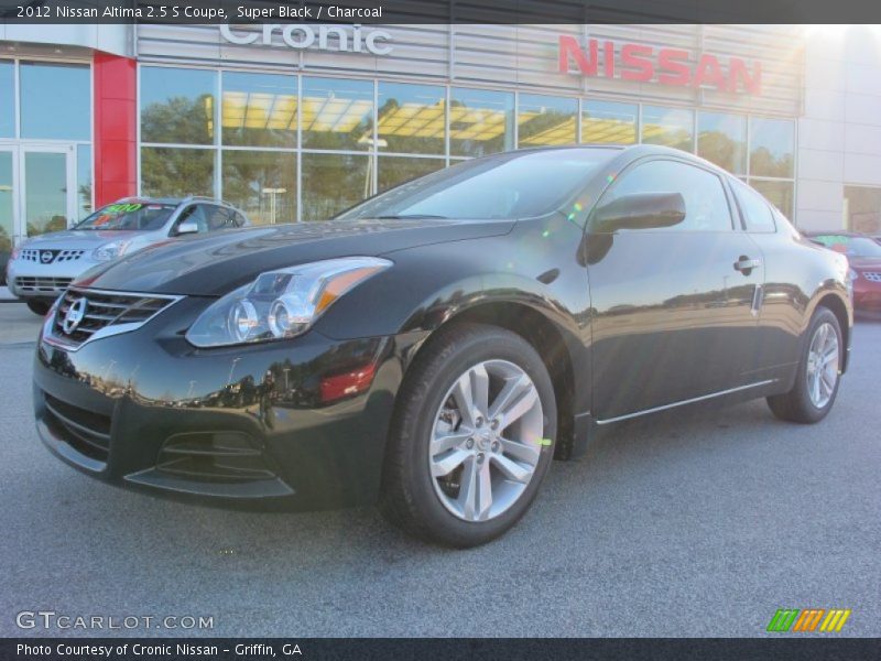 Super Black / Charcoal 2012 Nissan Altima 2.5 S Coupe