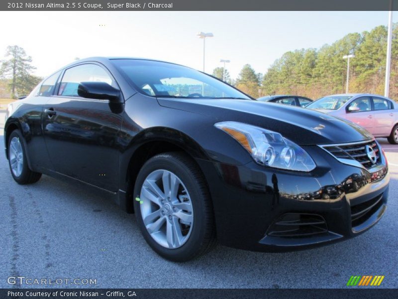 Super Black / Charcoal 2012 Nissan Altima 2.5 S Coupe