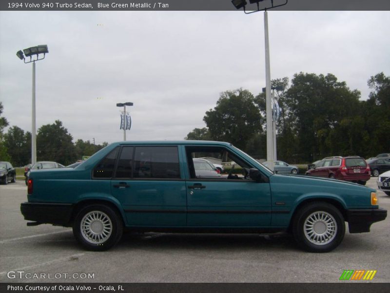 Blue Green Metallic / Tan 1994 Volvo 940 Turbo Sedan