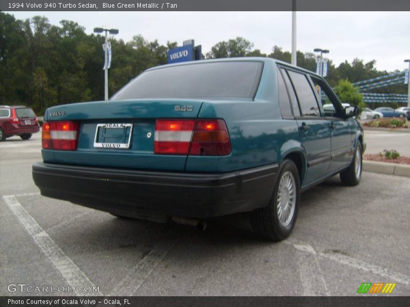 Blue Green Metallic / Tan 1994 Volvo 940 Turbo Sedan