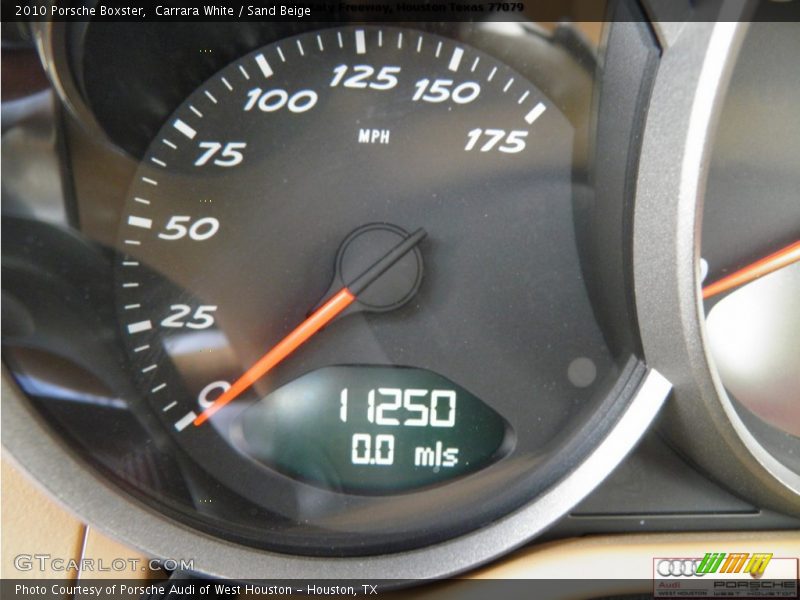 Carrara White / Sand Beige 2010 Porsche Boxster