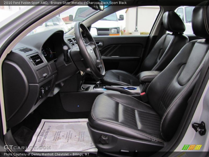  2010 Fusion Sport AWD Charcoal Black/Sport Black Interior