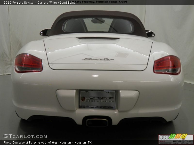 Carrara White / Sand Beige 2010 Porsche Boxster