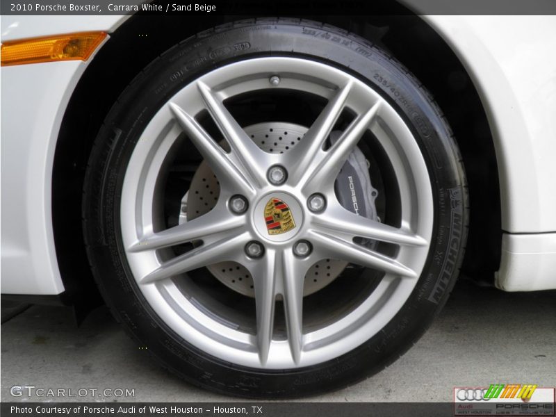 Carrara White / Sand Beige 2010 Porsche Boxster