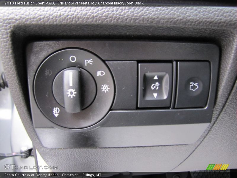 Brilliant Silver Metallic / Charcoal Black/Sport Black 2010 Ford Fusion Sport AWD