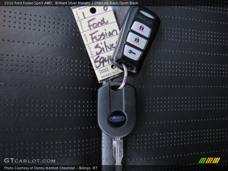 Keys of 2010 Fusion Sport AWD