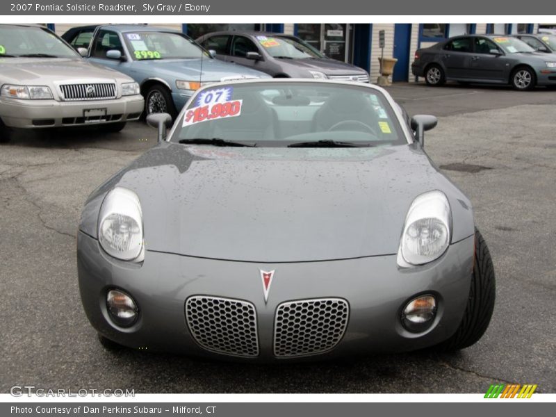 Sly Gray / Ebony 2007 Pontiac Solstice Roadster
